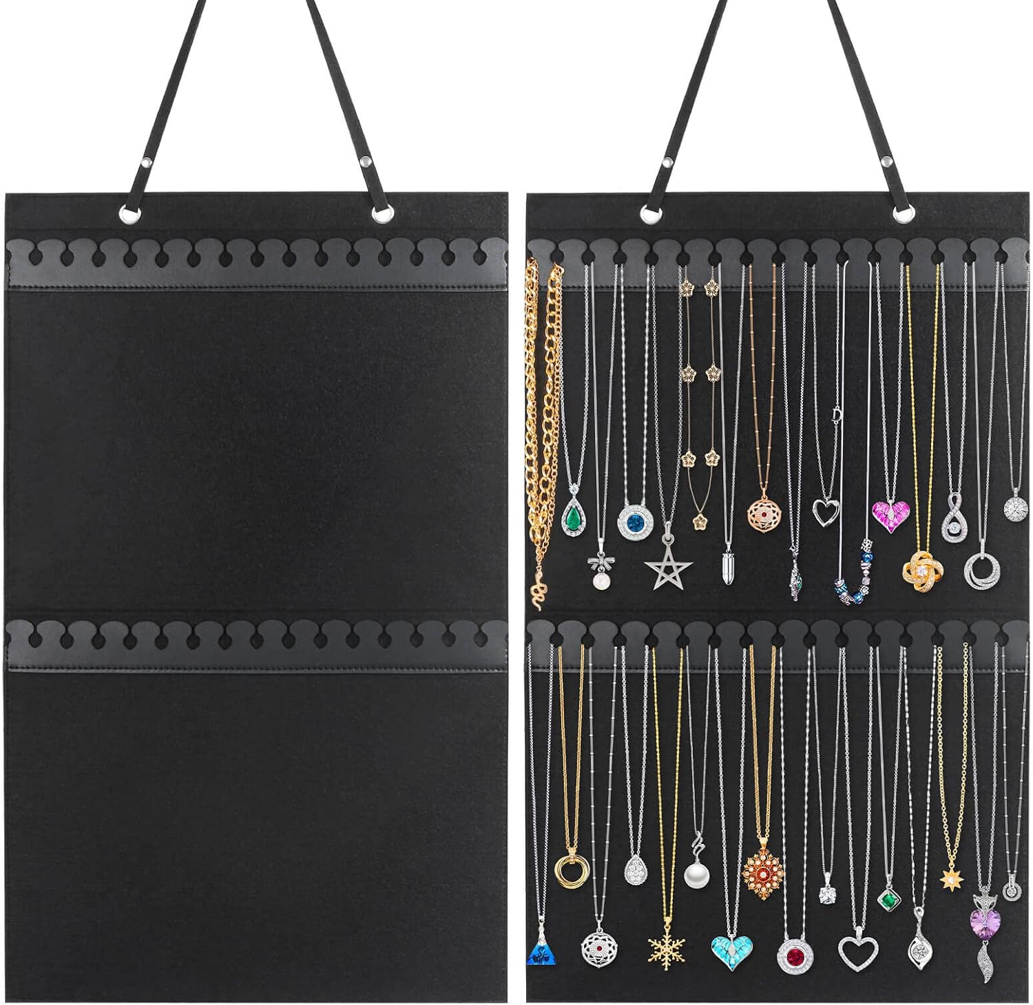 Black Hanging Necklace Organiser