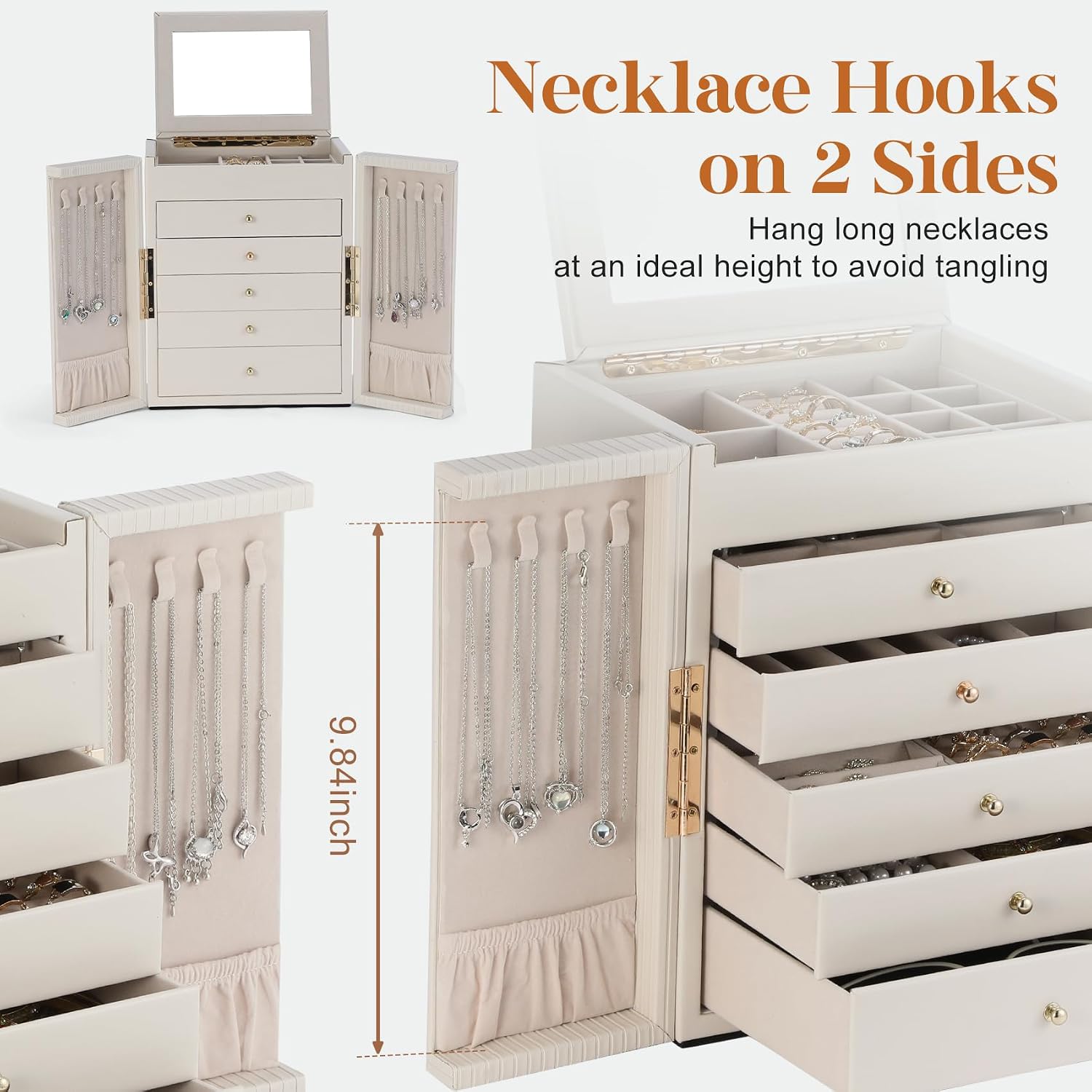 Six-Tier Jewellery Storage Organiser