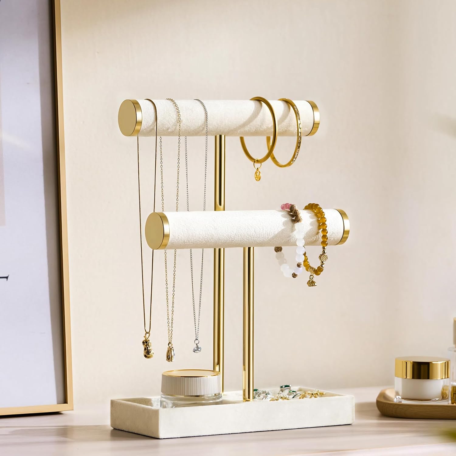Two-Tier Jewellery Organiser Stand